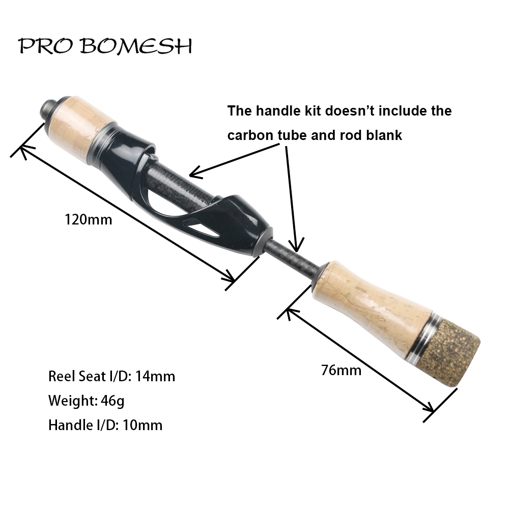 Fishing Rod Repair Kit - Pro Bomesh 1 Set Kork Griff